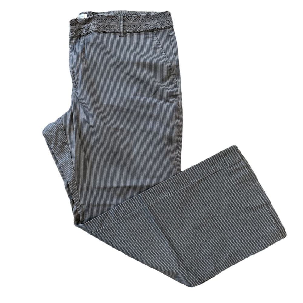Gray & White Pinstripe Pants | Old Navy